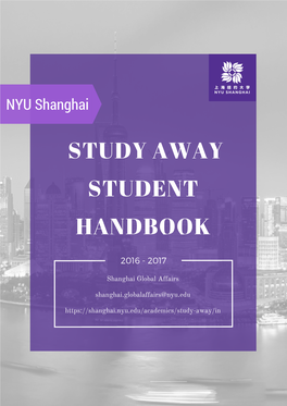 Study Away Student Handbook