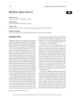 M Mobile App Stores