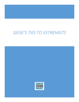 Siege's Ties to Extremists