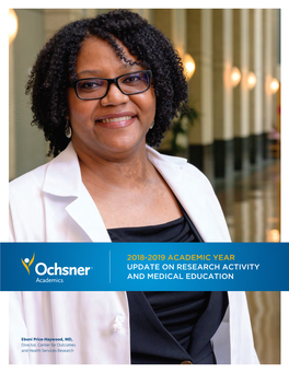 2018-2019 Academic Year Update on Research Activity and Medical Education