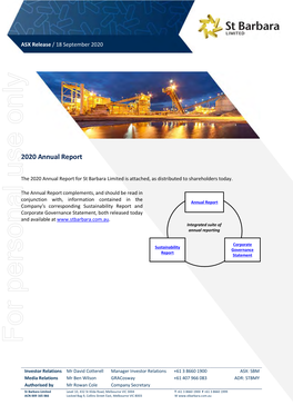 2020 Annual Report