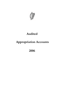 Appropriation Accounts 2006