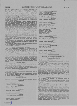 CONGRESSIONAL RECORD-HOUSE MAY 6 Both Sides Will Know That They Are Under Trial If This Bill Shall KENTUCKY Be Passed