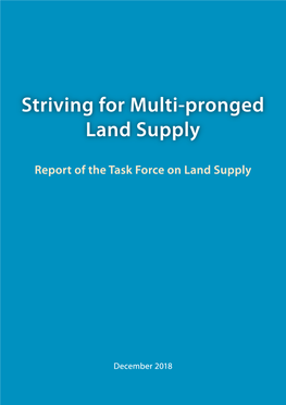 Report of the Task Force on Land Supply Content Page