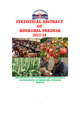 Statistical Abstract of Himachal Pradesh 2017-18