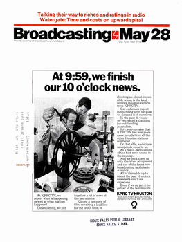 Broadcasting M May28