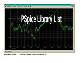 Orcad Pspice Library List