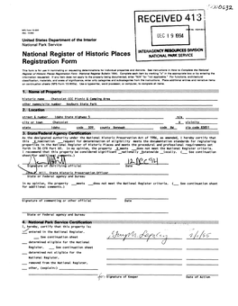 National Register of Historic Places Registration Form (National Register Bulletin 16A)