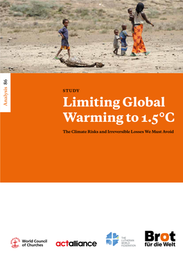 Limiting Global Warming to 1.5°C