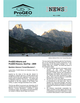 Progeo Albania and Progeo Kosovo, Geotrip – 2009