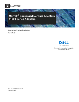 User's Guide: Converged Network Adapters (41000 Series)