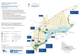 Western Treatment Plant Bird Watching Access Map N