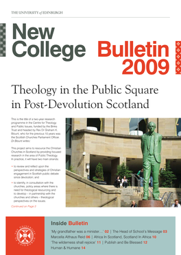 2009 Bulletin (PDF)