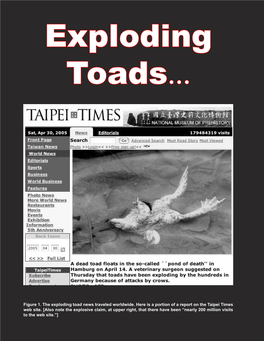 Exploding Toads