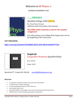 AP Physics 1