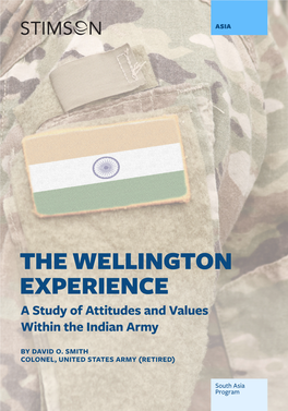 The Wellington Experience: a Study of Attitudes and Values Within the Indian Army