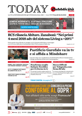 Conforme Al GDPR? Non Afﬁdarti Alla Sorte, Scegli Promosuite® La Piattaforma Professionale Per I Concorsi a Premio E Le Incentivazioni Certiﬁcata ISO/IEC 27001:2013