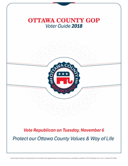Paid for by the Ottawa County Republican Committee with Regulated Funds