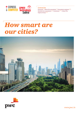 How Smart Are Our Cities?