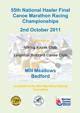 Hasler Final Canoe Marathon Racing Championships