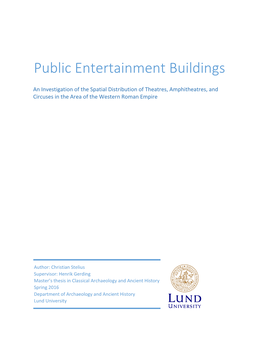 Public Entertainment Buildings