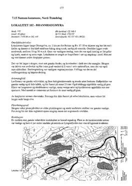 7.15 Namsos Kommune, Nord-Trøndelag LOKALITET 102