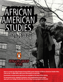 S Great Selection of African American Studies Titles