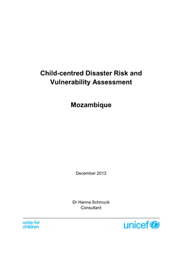 Child-Centred Disaster Risk and Vulnerability Assessment