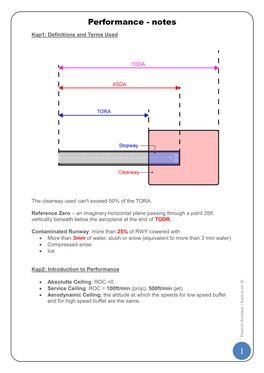 Performance - Notes Kap1: Definitions and Terms Used