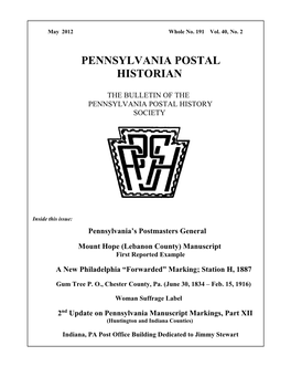 Pennsylvania Postal Historian