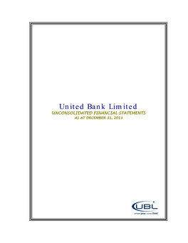 UBL Financial Statements