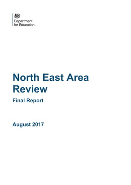 North East Area Review Final Report