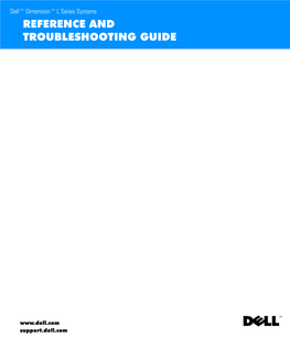 Dimension L___Cx Reference and Troubleshooting Guide