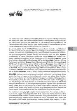 Understanding the Nuclear Fuel Cycle Industry