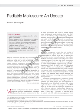 Pediatric Molluscum: an Update