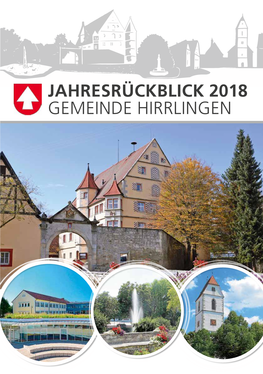 Jahresrückblick Der Gemeinde Hirrlingen 2018
