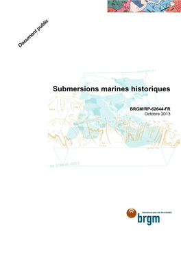 Submersions Marines Historiques