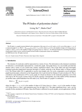 The PI Index of Polyomino Chains$