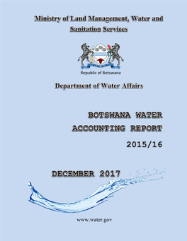 2015-16 Water Accounts