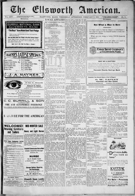 Ellsworth American : February 5, 1919