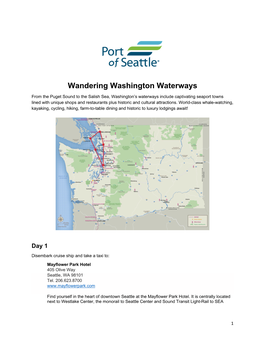 Wandering Washington Waterways