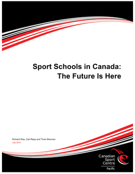 Sport Schools in Canada