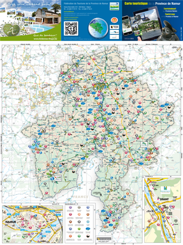 Carte Touristique De La Province De Namur