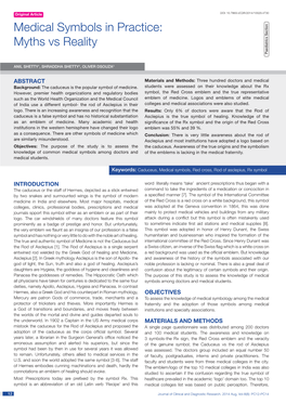 Medical Symbols in Practice: Myths Vs Reality Paediatrics Section