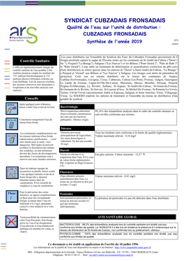 Bilan ARS 2019