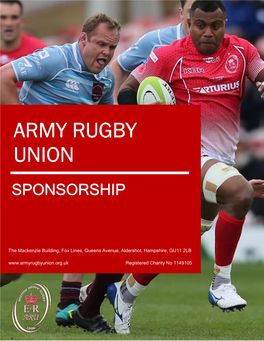 Army Rugby Union Sponsorship Document