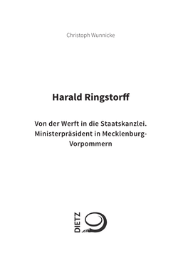 Harald Ringstorff