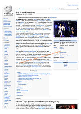 The Black Eyed Peas from Wikipedia, the Free Encyclopedia