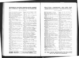 I I F YOU HAVE a U N TS to CO L L ECT RCCOUNIS Cofficied Ead Office, Corner James and Mlrritâ Bta'eeta, CALL at the OFFICE for TESTII[Oiiialâ