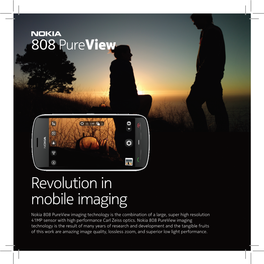 Revolution in Mobile Imaging
